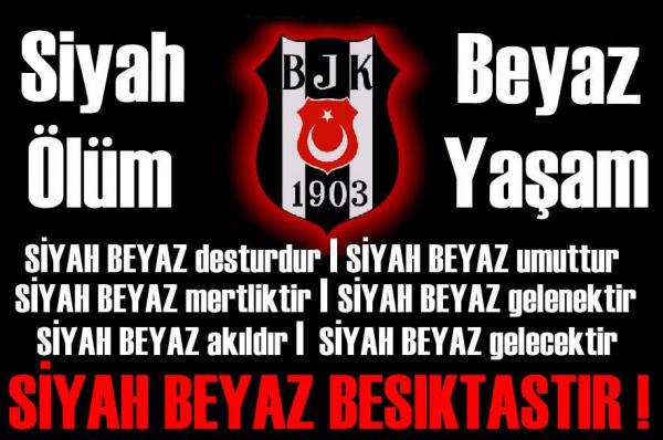 siyah beyaz Beiktatr