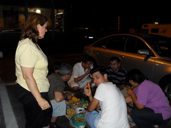 Memleket yollarinda...